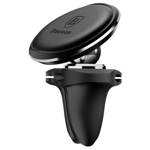 фото Автомобильный держатель для смартфона магнитный baseus magnetic air vent car mount holder sugx-a01 черный