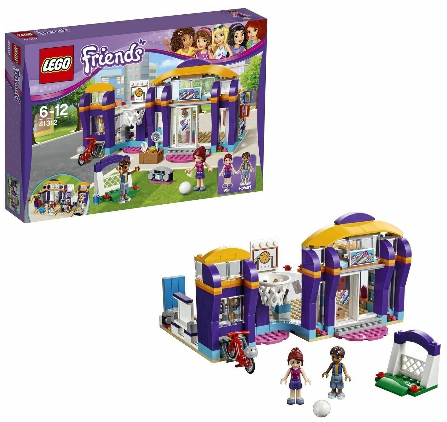 LEGO Конструктор LEGO Friends Спортивный центр