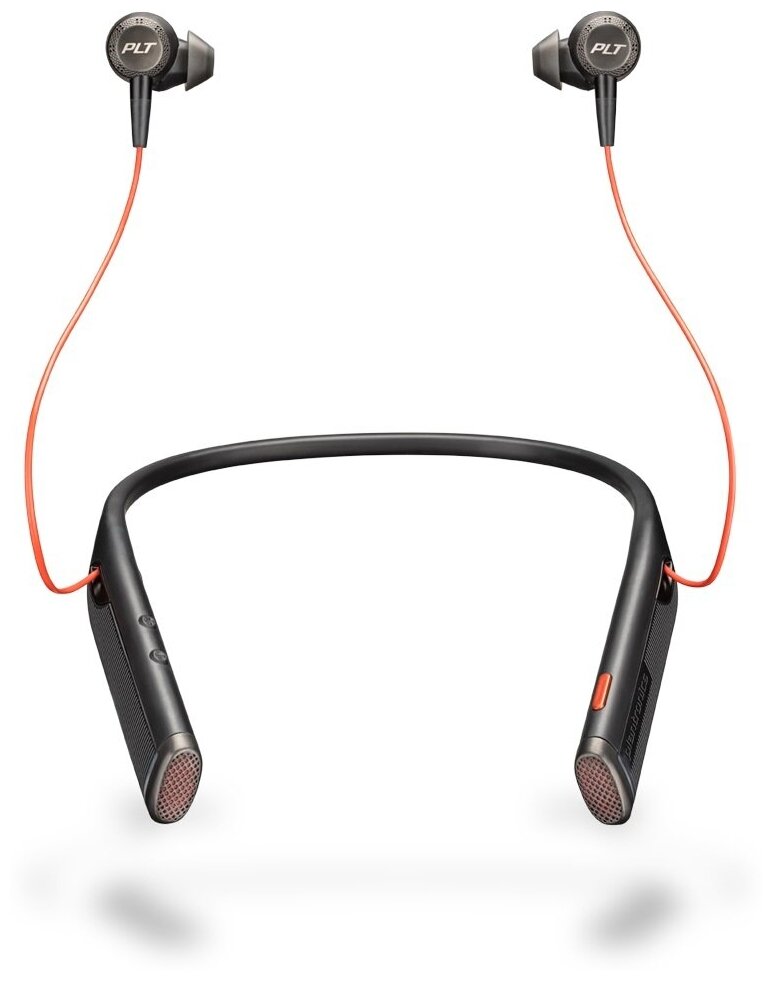 Plantronics (Poly) Plantronics VOYAGER 6200 UC (208748-101)- Беспроводная гарнитура для ПК и мобильных устройств (Bluetooth), черная, 208748-01