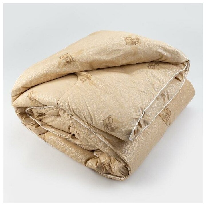 Одеяло KARIGUZ Верблюжья Шерсть, легкое, 140 х 205 см, бежевый - фото №5