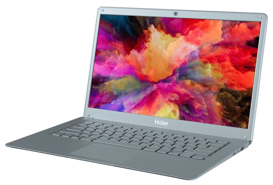 Ноутбук Haier A1410EM 141 Cel-N4000 4GB 64GB HD IPS eMMC UMA 5000 mAh W10 JM02VHE08RU серебряный