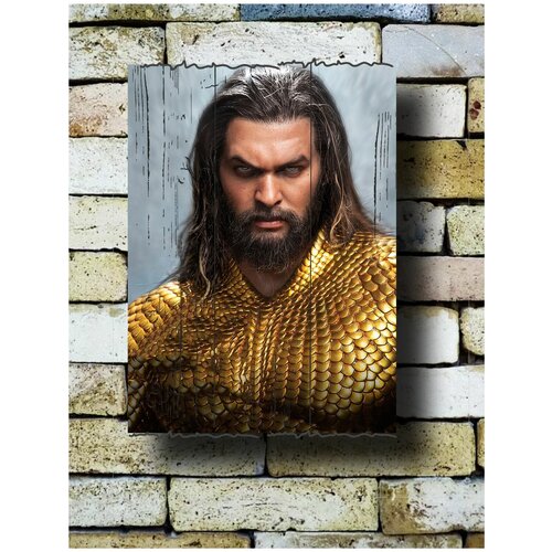 Картина на досках ''Аквамен. Лига Справедливости'' 30/40 см