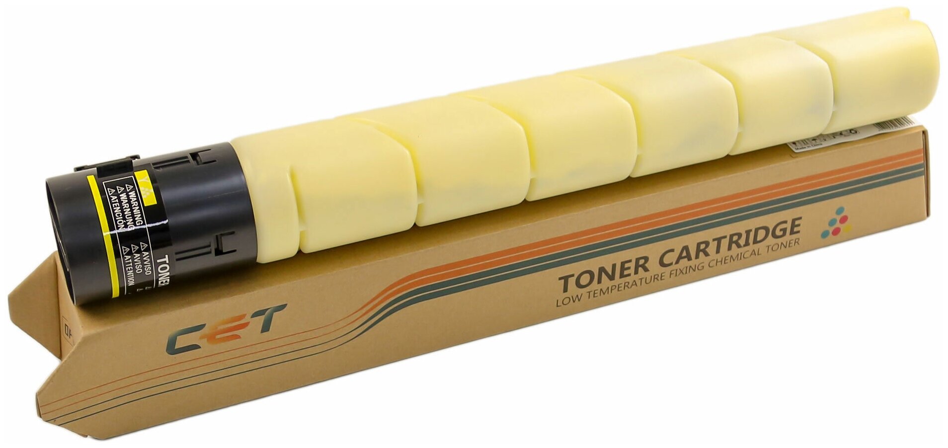 Тонер-картридж CET (CPT, CE28) для KONICA MINOLTA Bizhub C258/308/368 (аналог TN-324Y/A8DA230/A8DA250) (CET) Yellow, (WW), 550г, 26000 стр, CET141253