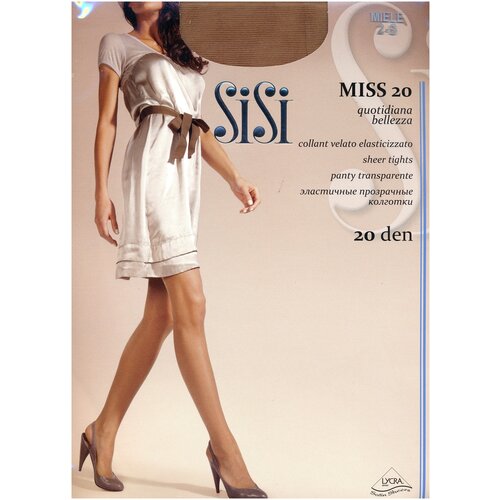 Колготки классические SiSi Miss 20, набор (2 шт.), размер II, naturel (телесный натуральный)