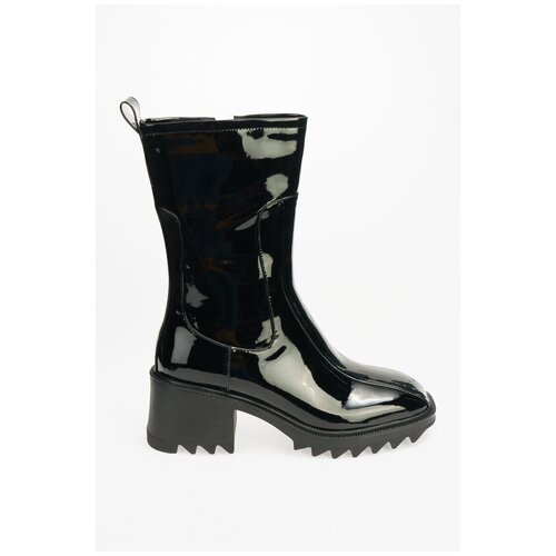 фото Лаковые полусапоги e83 черный 36 араз