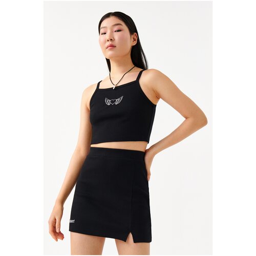 фото Топ женский befree, цвет: черный, размер l