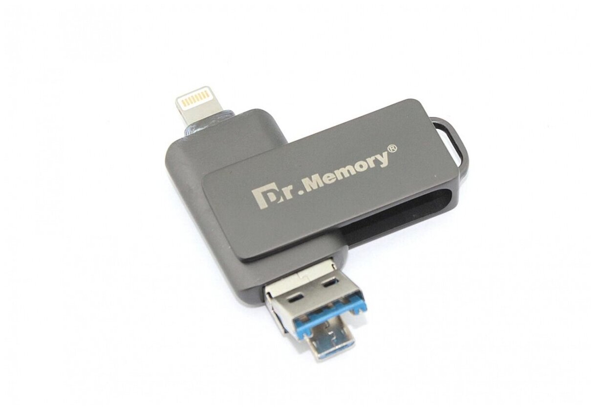 Флешка USB Dr. Memory 051 64GB, USB 3.0, черный