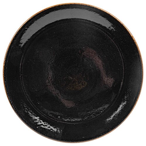 фото Тарелка мелкая «крафт лакрица», 30 см., черный, фарфор, 12090565, steelite
