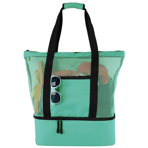 фото Сумка для отдыха/ сумка холодильник/ сумка с термо-отсеком/ сумка для кемпинга (светло-зеленый) family shop