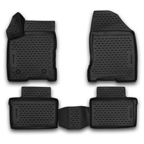 фото Коврики 3d в салон lada vesta, 2015->, 4 шт. (полиуретан) element