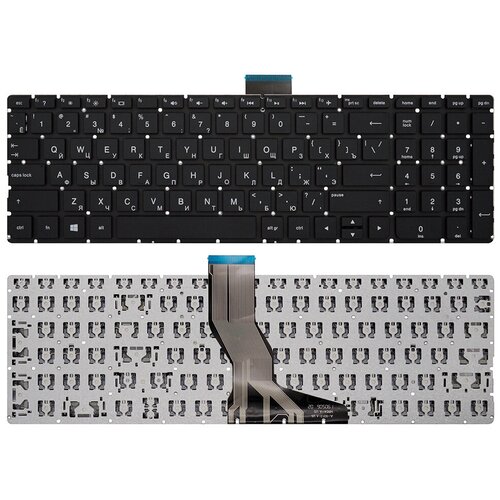 Клавиатура для ноутбука HP Pavilion 15-au черная 1200₽
