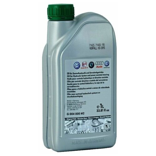 Жидкость ГУР VAG Power Steering Fluid G004 1л G004000M2 VAG G004000M2