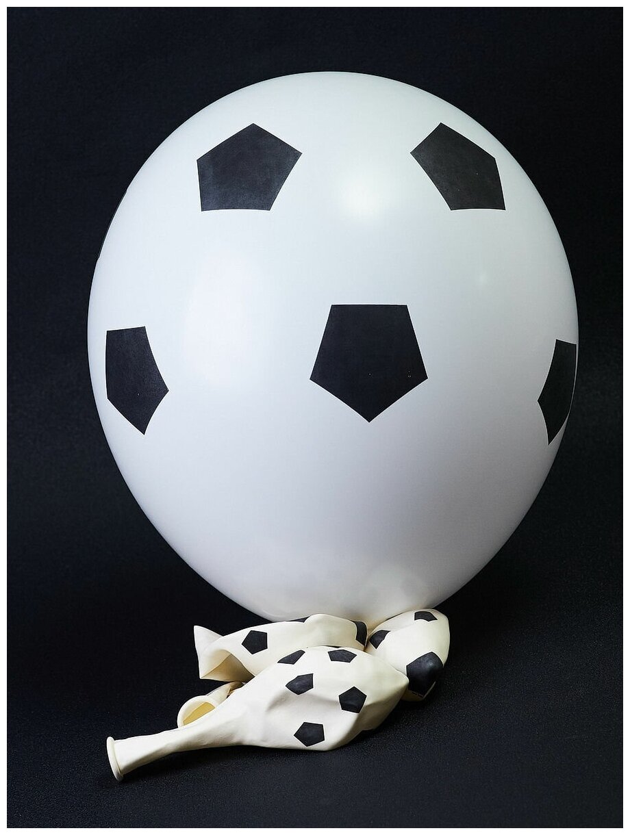Набор воздушных шаров футбольный мяч -5шт 30см