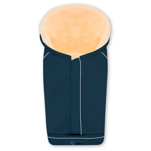 зимний конверт altabebe lambskin bugaboo footmuff mt2280 lp beige 61 Altabebe Lambskin-Car Seat Bag MT2003-LP, 75 см, navy blue