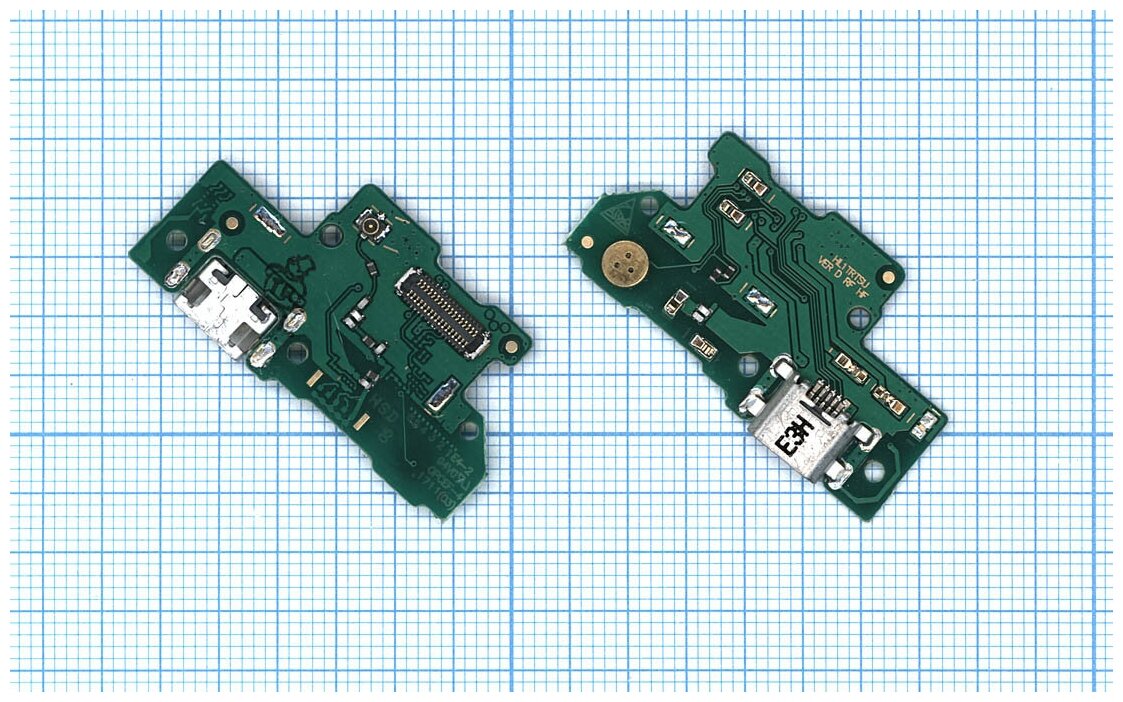 Плата разъема питания с микрофоном для Huawei Y7 2017