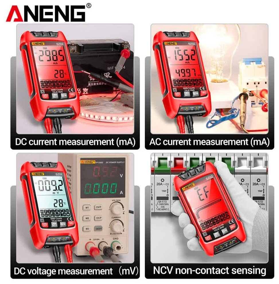 Мультиметр Aneng SZ02 - фотография № 5