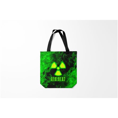 фото Сумка-шоппер / 40х40 см / геймерам / stalker s.t.a.l.k.e.r. 2 burnettie