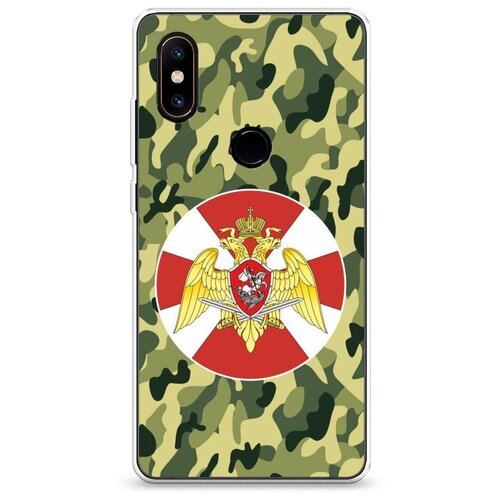 фото Силиконовый чехол "росгвардия зеленый камуфляж" на xiaomi mi mix 2s / сяоми ми микс 2с case place