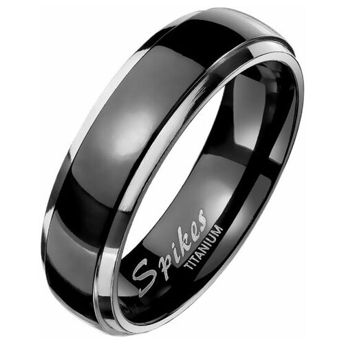 фото Кольцо spikes, титан, размер 17.5