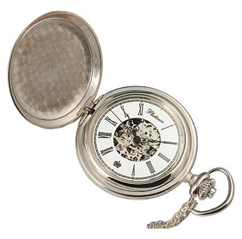 Карманные часы Platinor, серебро, серебряный