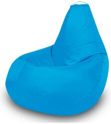 MyPuff кресло-мешок Груша, размер XL-Компакт, оксфорд, темно-голубой
