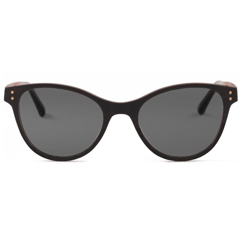 фото Солнцезащитные очки coob & nautilus, кошачий глаз, поляризационные, для женщин, черный coob&nautilus