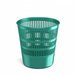 ErichKrause Корзина для бумаг и мусора ErichKrause Ice Metallic, 12 литров, пластик, сетчатая, зеленый металлик