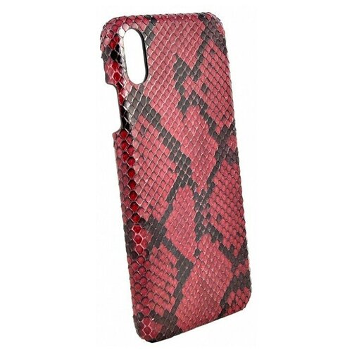 фото Чехол toria exotic limited edition python hard для iphone xs max, цвет "mystery" (красный) (le101301)