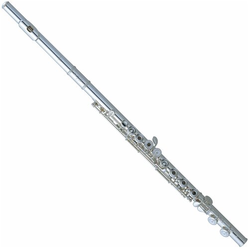 pearl flute quantz pf f525re флейта не в линию с резонаторами ми губная пластинка и каретка сер Pearl Flute Quantz PF-F505RBE флейта, не в линию, с резонаторами, колено Си, Ми-механика