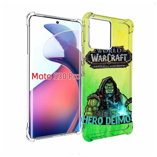 Чехол MyPads world-of-warcraft мужской для Motorola Moto S30 Pro задняя-панель-накладка-бампер