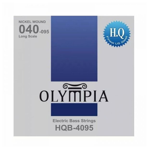 Струны для бас-гитары Olympia Hqb4095 - (40-60-75-95)