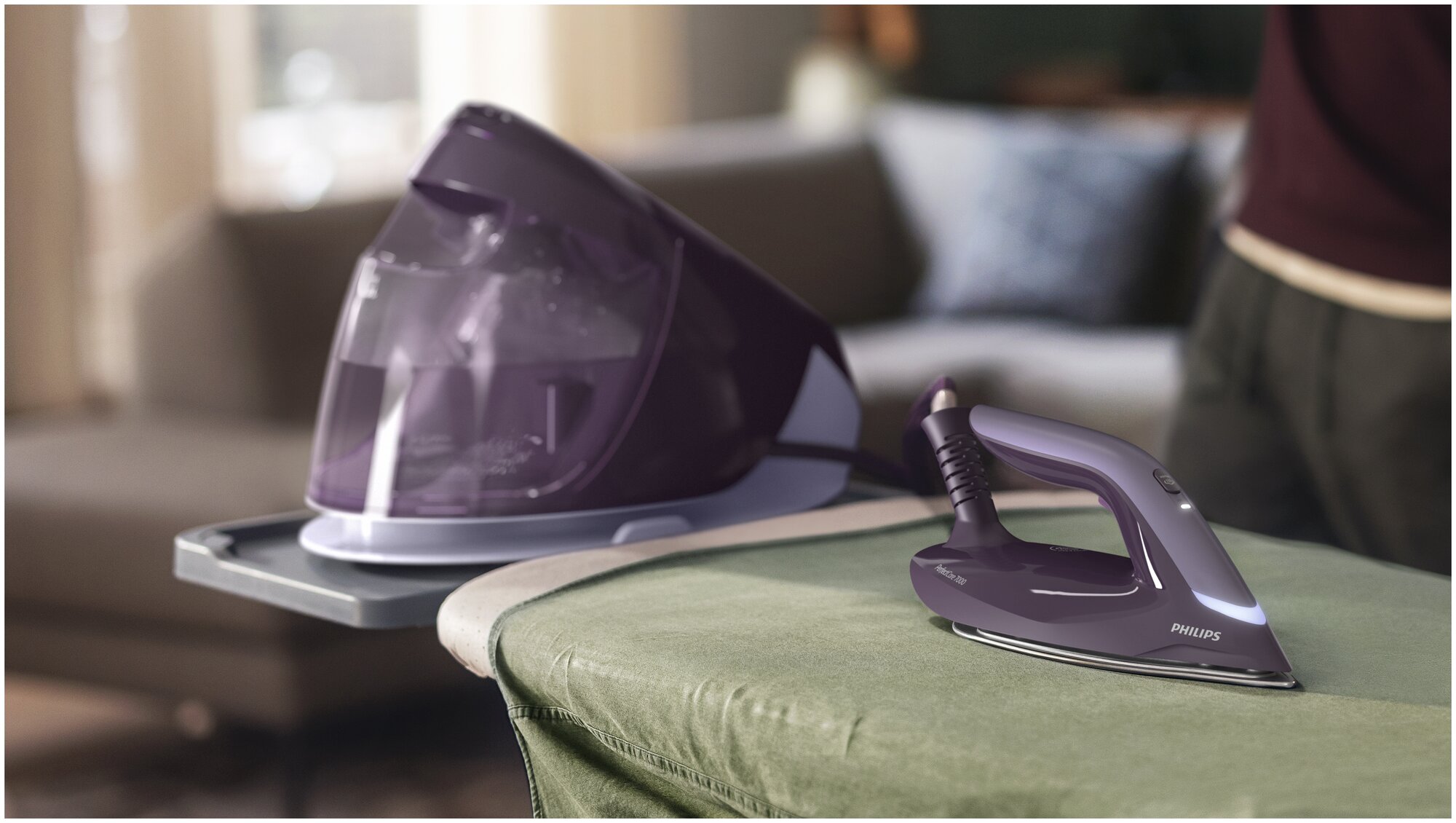 Парогенератор Philips , фиолетовый - фото №15