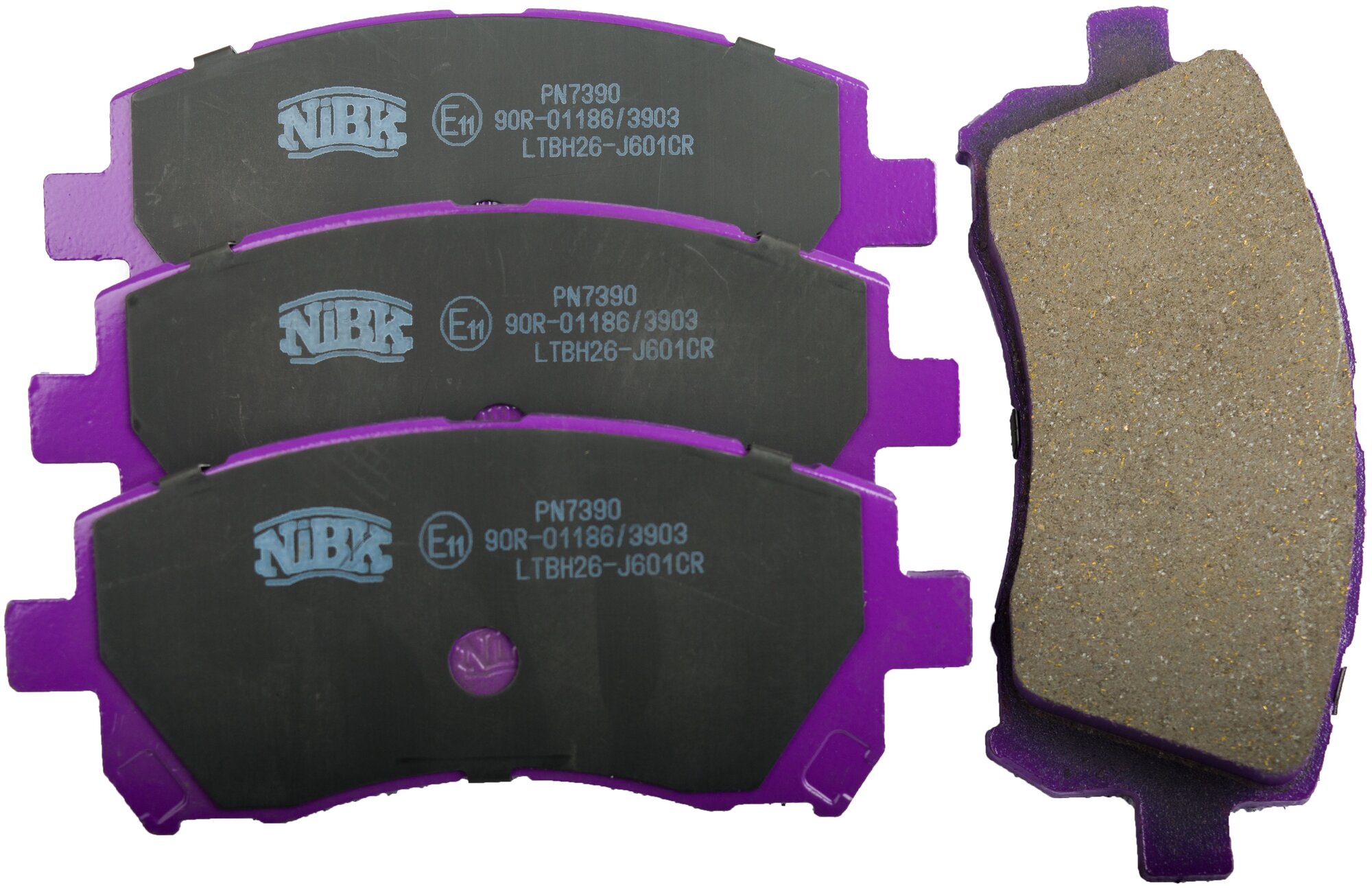 Колодки дисковые передние для subaru forester 2.0 02 /legacy 2.5i 4wd 96-99 Nibk PN7390
