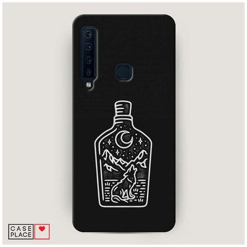фото Чехол пластиковый samsung galaxy a9 2018 бутылка арт case place