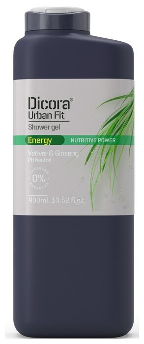 Гель для душа Dicora Vetiver & ginseng, 400 мл