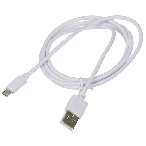 Кабель Digma USB A (m) micro USB B (m) 1.2м белый кабель digma microusb 1 2m blk usb m micro usb m 1 2м черный