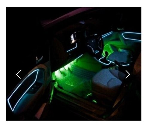 Светодиодная лента для авто 3м 12В LGX зеленая