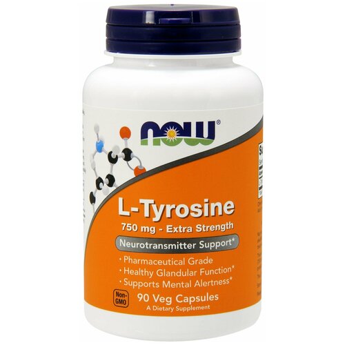 Now foods L-Tyrosine 750 mg 90 капс. now foods now l ornithine 500 mg 120 капс