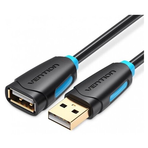 Удлинитель Vention USB - USB (CBCB), черный, 3 м