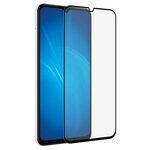 DF / Закаленное стекло с цветной рамкой для телефона Samsung Galaxy A23 на смартфон Самсунг Галакси А23 DF sColor-127 (black) / прозрачный - изображение