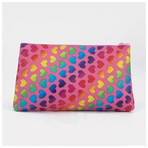 фото Косметичка на молнии, цвет розовый gorodok