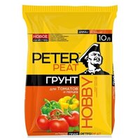 Грунт PETER PEAT Линия Hobby для томатов и перцев, 10 л, 4 кг