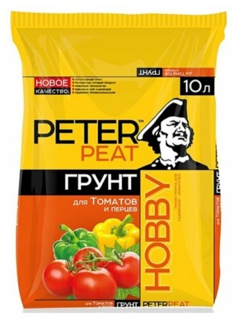 Грунт PETER PEAT Линия Hobby для томатов и перцев