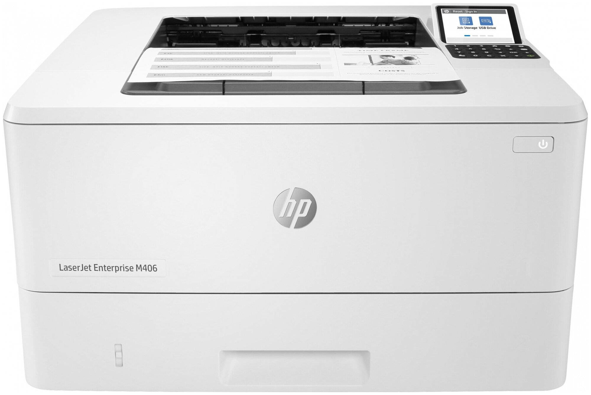 Лазерный принтер HP M406dn