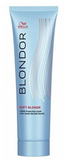 Wella Blondor Soft Blonde / Блондирующий крем с экстрактом ромашки, 200 мл.