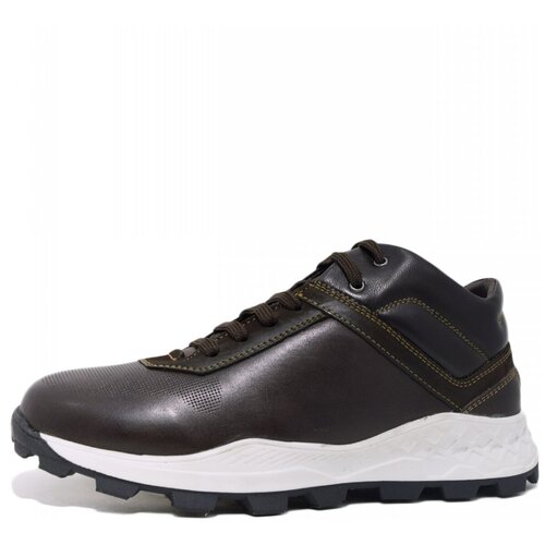 фото Ederro 19314661008v мужские кроссовки коричневый натуральная кожа зима, размер 40