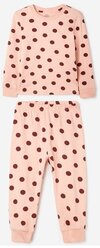 Розовая пижама в горох для девочки Gloria Jeans, размер 12-24мес/86-92