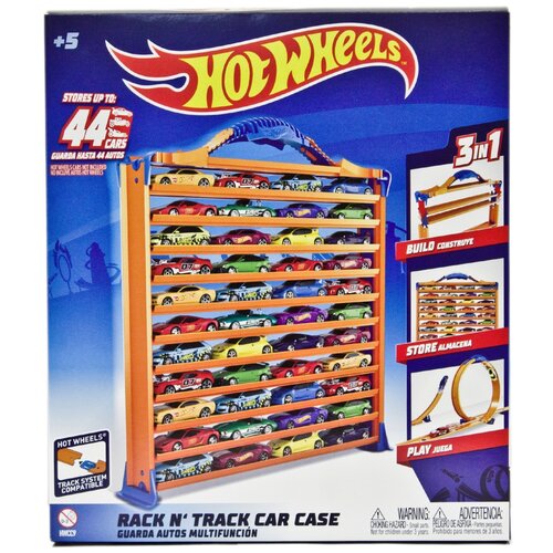 Трек Hot Wheels Портативный кейс HWCC9 оранжевый кейс mattel hot wheels портативный кейс автотрек hwcc4