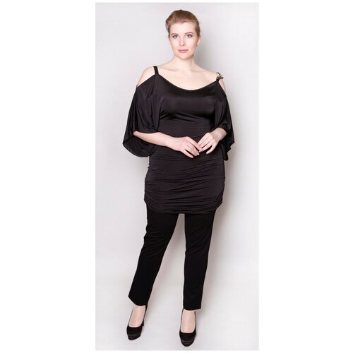 Туника  Sally New York,  размер 48, черный