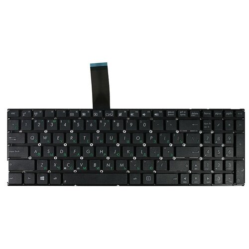 Клавиатура для ноутбука Asus K551L K56CB K56C K56CM K551LN Series Плоский Enter Черная без рамки PN 0KNB0-6105RU00 72000₽